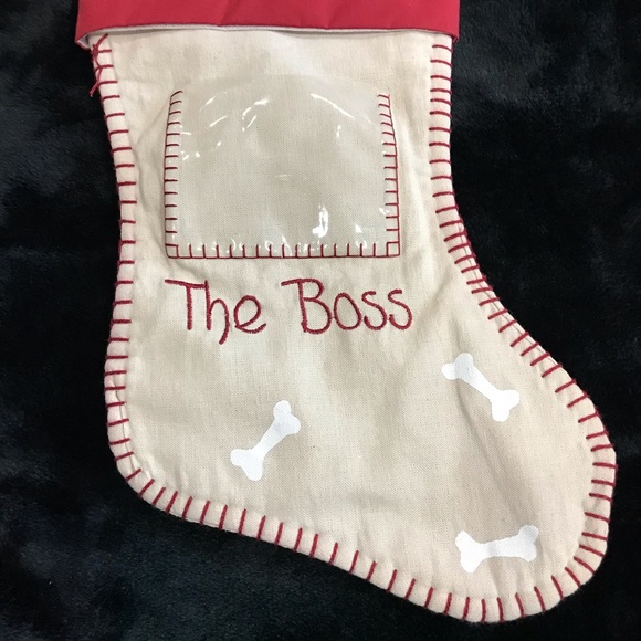 Puppy / Dog / Pet Stocking NWOT
The Boss Embroidery Sleeve for Picture
14” Long - Picture 4 of 9